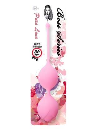 Silikonske vaginalne kuglice u roze boji 75 0004